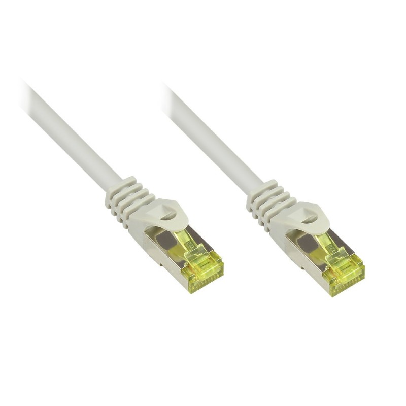 Good Connections Patchkabel con Cat. 7 Rohkabel S/FTP Grigio 0,5m